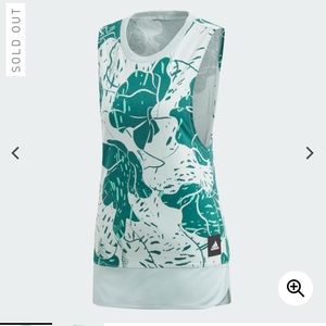 Adidas Green ID Tank Top, XS